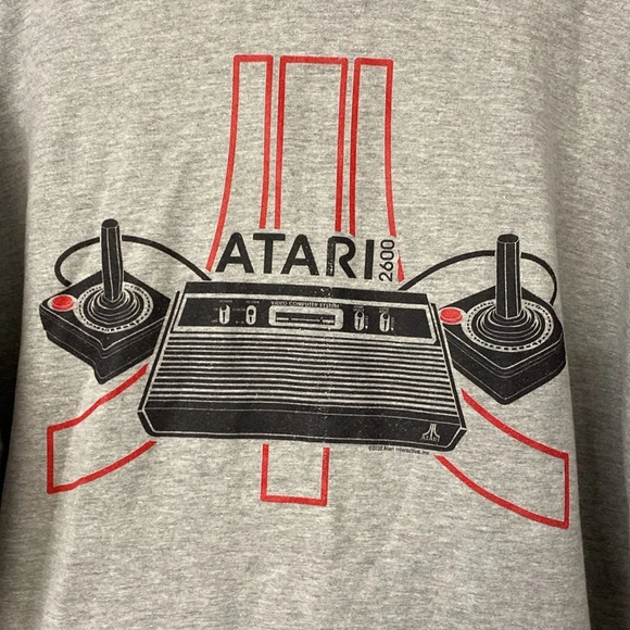 Ripple Junction X ATARI Iconic 2600 Gaming Console Fuji Logo Hoodie Gray 2XL - Picture 2 of 8